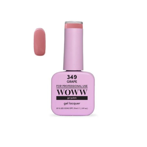 Ημιμόνιμο Βερνίκι New Woww Cosmetics 10ml Grape - 349